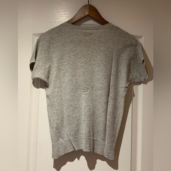 American Eagle short sleeve grey cardigan, size S - Picture 2 of 3